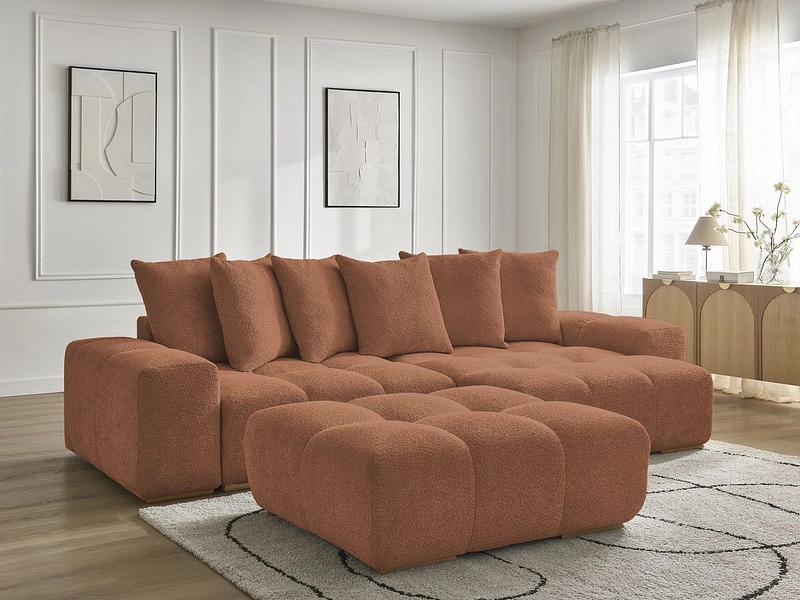 Ecksofa mit Hocker BOBOCHIC ANAKIN Ecksofa mit Hocker BOBOCHIC ANAKIN