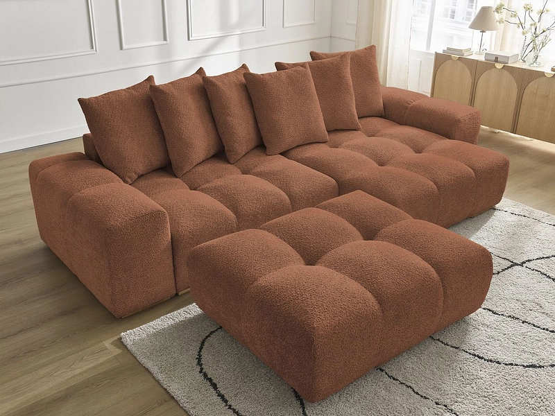 Ecksofa mit Hocker BOBOCHIC ANAKIN Ecksofa mit Hocker BOBOCHIC ANAKIN