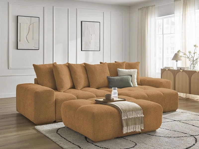 Ecksofa mit Hocker BOBOCHIC ANAKIN Ecksofa mit Hocker BOBOCHIC ANAKIN