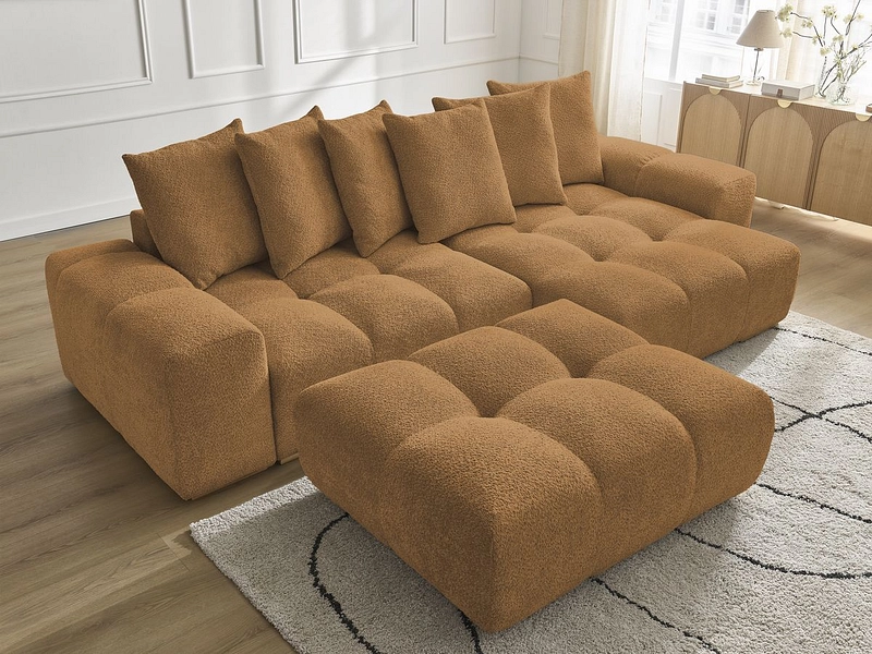 Ecksofa mit Hocker BOBOCHIC ANAKIN Ecksofa mit Hocker BOBOCHIC ANAKIN