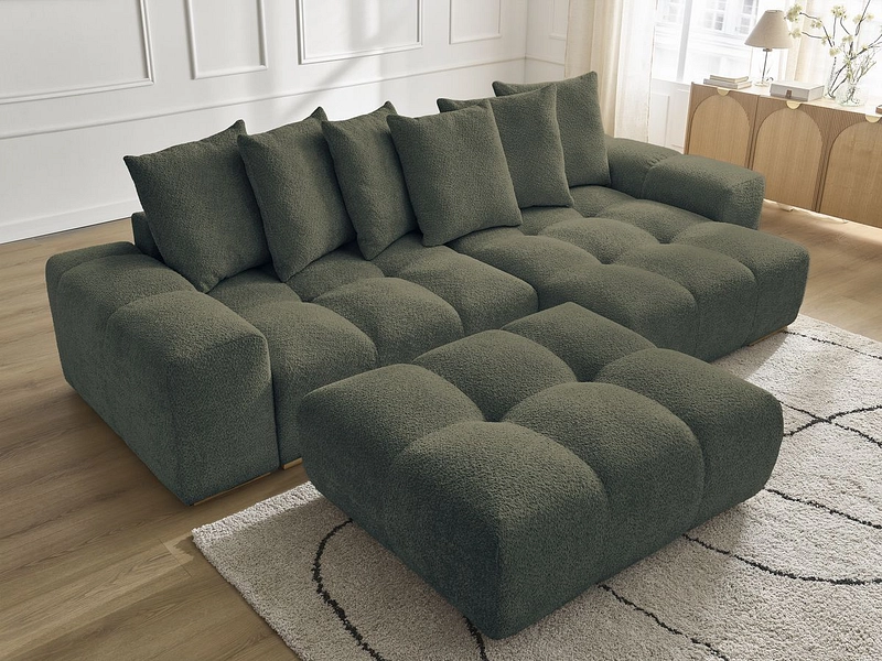 Ecksofa mit Hocker BOBOCHIC ANAKIN Ecksofa mit Hocker BOBOCHIC ANAKIN