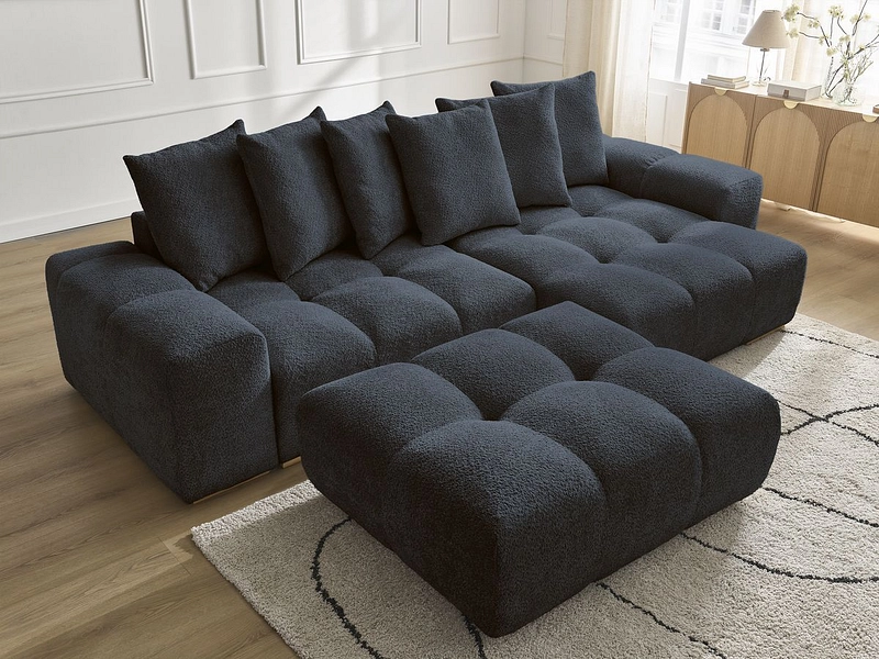 Ecksofa mit Hocker BOBOCHIC ANAKIN Ecksofa mit Hocker BOBOCHIC ANAKIN