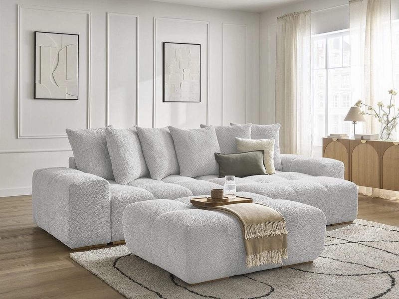 Ecksofa mit Hocker BOBOCHIC ANAKIN Ecksofa mit Hocker BOBOCHIC ANAKIN