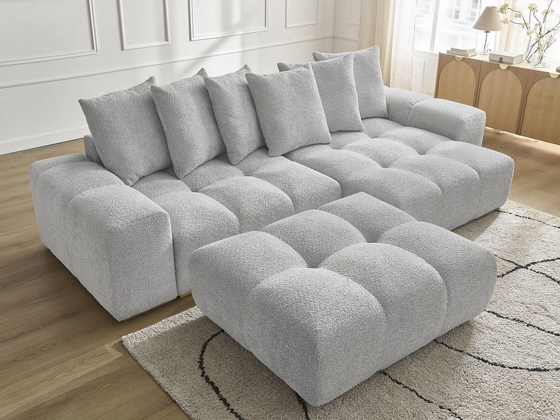 Ecksofa mit Hocker BOBOCHIC ANAKIN Ecksofa mit Hocker BOBOCHIC ANAKIN