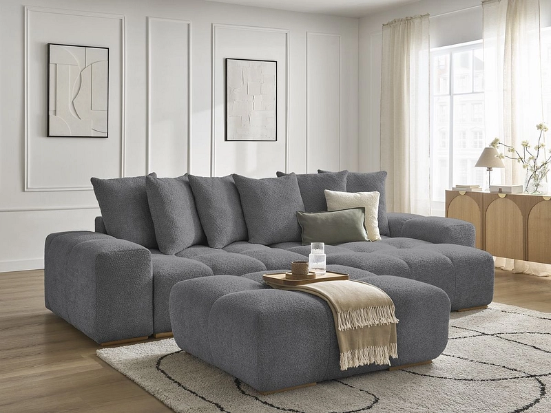 Ecksofa mit Hocker BOBOCHIC ANAKIN