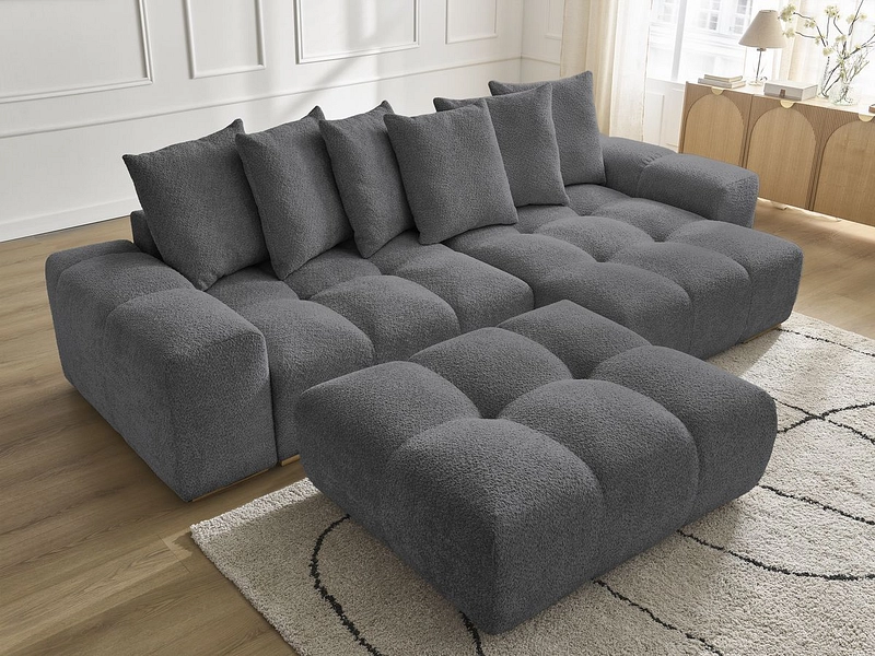 Ecksofa mit Hocker BOBOCHIC ANAKIN