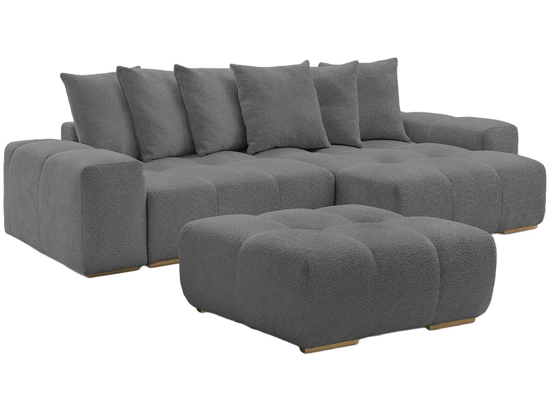 Ecksofa mit Hocker BOBOCHIC ANAKIN