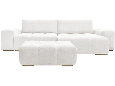 Divano ad angolo con pouf BOBOCHIC ANAKIN