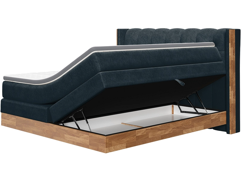 Boxspring MATTERHORN bleu foncé Boxspring MATTERHORN bleu foncé