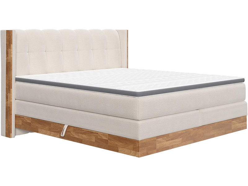 Boxspringbett MATTERHORN beige Boxspringbett MATTERHORN beige