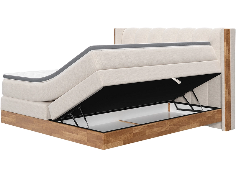 Boxspringbett MATTERHORN beige Boxspringbett MATTERHORN beige