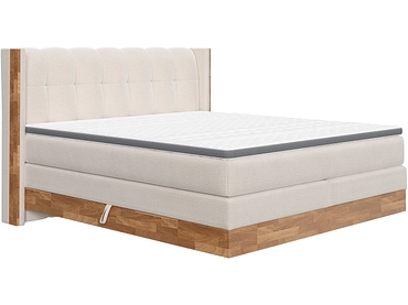Boxspringbett MATTERHORN beige