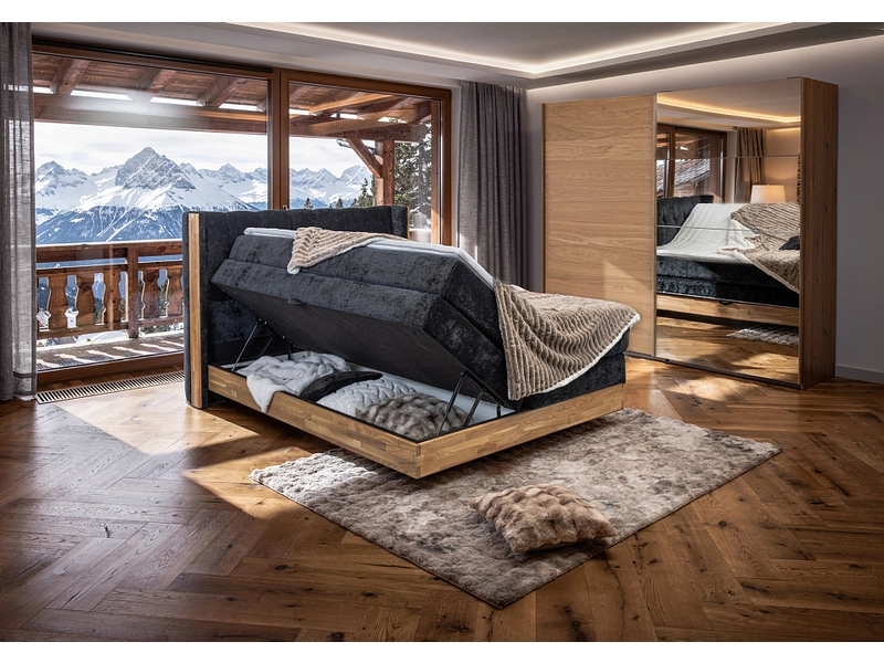 Boxspring MATTERHORN noir