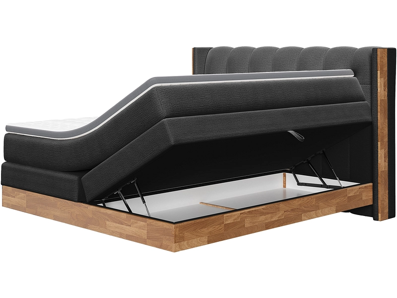 Boxspring MATTERHORN noir Boxspring MATTERHORN noir