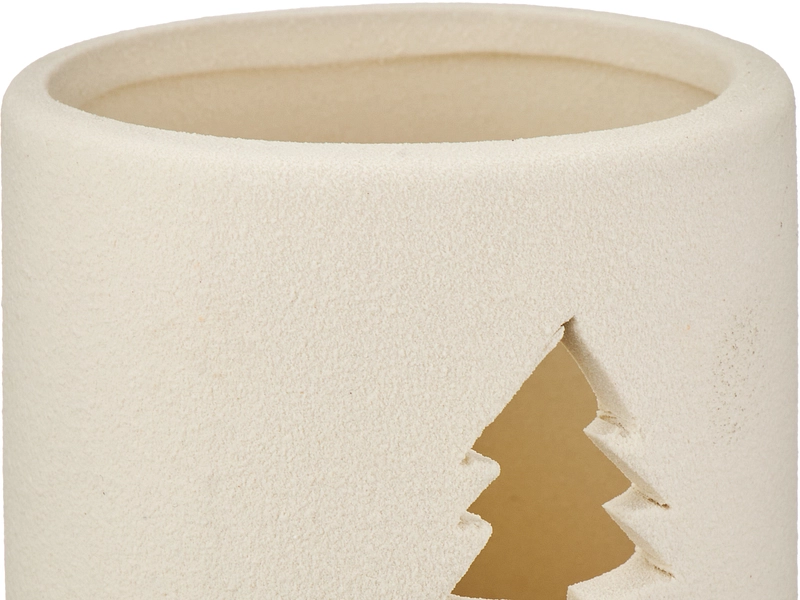 Windlicht COSY 7 cm x 7 cm Keramik weiss Windlicht COSY 7 cm x 7 cm Keramik weiss
