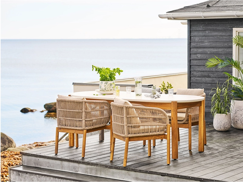 HOUSE NORDIC Sedia da giardino TERRACINA