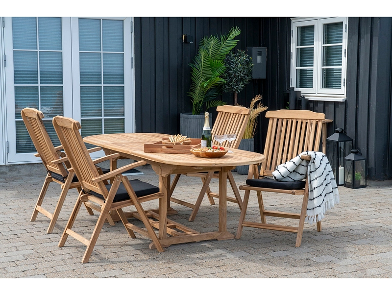 HOUSE NORDIC Table de jardin extensible SALAMANCA HOUSE NORDIC Table de jardin extensible SALAMANCA