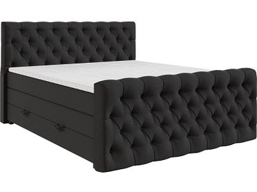 Boxspringbett KINGDOM anthrazit