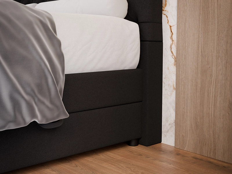 Boxspringbett KINGDOM anthrazit