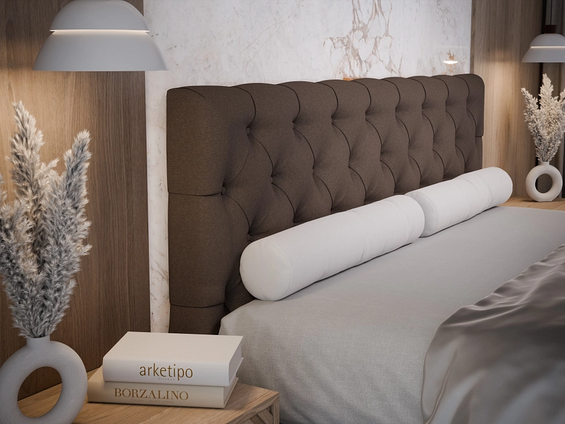 Boxspringbett KINGDOM braun