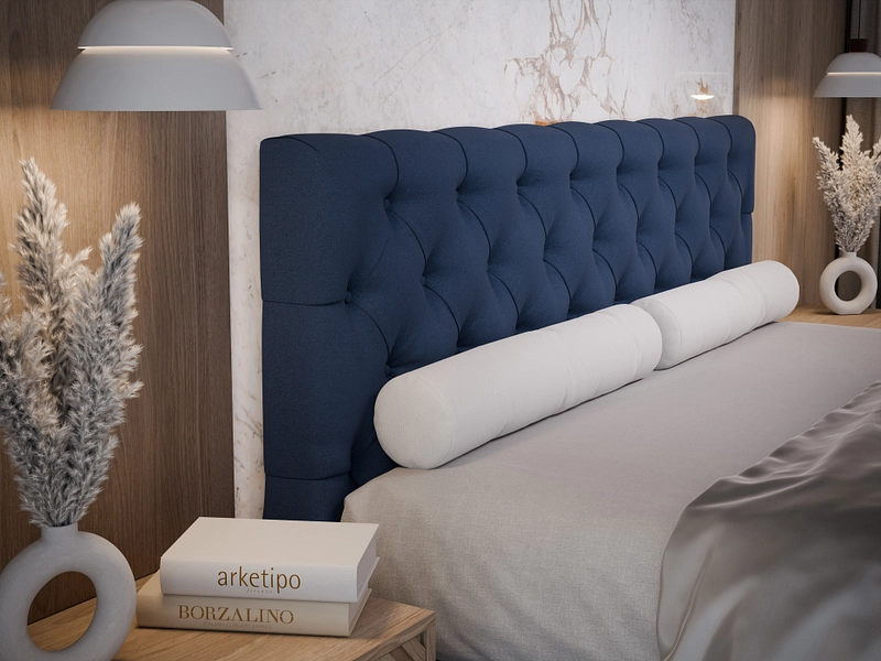 Boxspringbett KINGDOM dunkelblau Boxspringbett KINGDOM dunkelblau