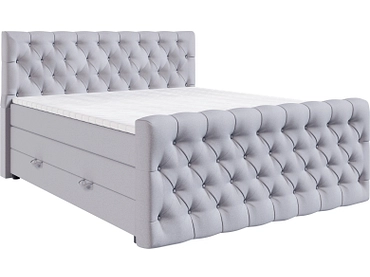 Boxspringbett KINGDOM grau