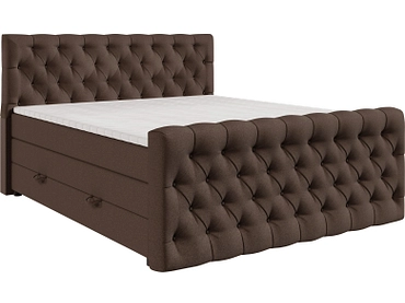 Boxspringbett KINGDOM braun