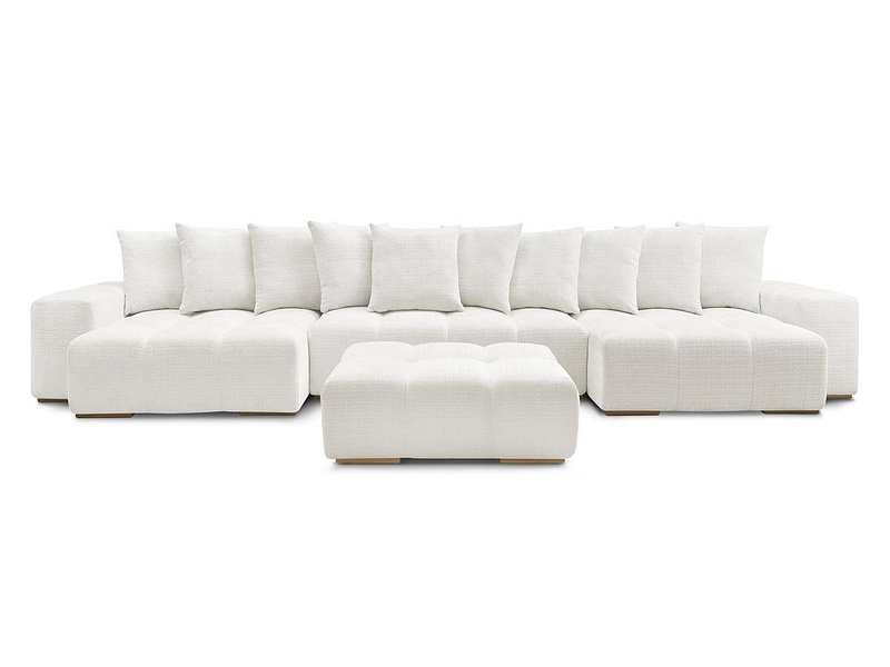 Panorama-Ecksofa mit Hocker BOBOCHIC ANAKIN Panorama-Ecksofa mit Hocker BOBOCHIC ANAKIN