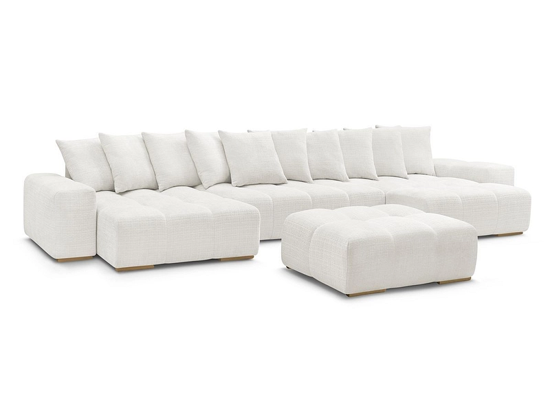 Panorama-Ecksofa mit Hocker BOBOCHIC ANAKIN Panorama-Ecksofa mit Hocker BOBOCHIC ANAKIN