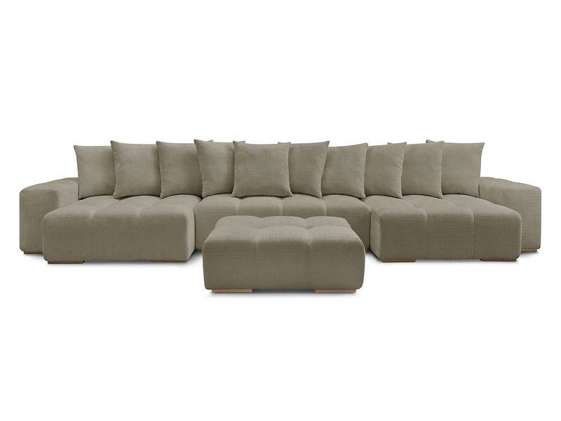 Panorama-Ecksofa mit Hocker BOBOCHIC ANAKIN Panorama-Ecksofa mit Hocker BOBOCHIC ANAKIN