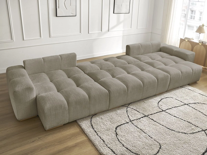 Panorama-Ecksofa mit Hocker BOBOCHIC ANAKIN Panorama-Ecksofa mit Hocker BOBOCHIC ANAKIN