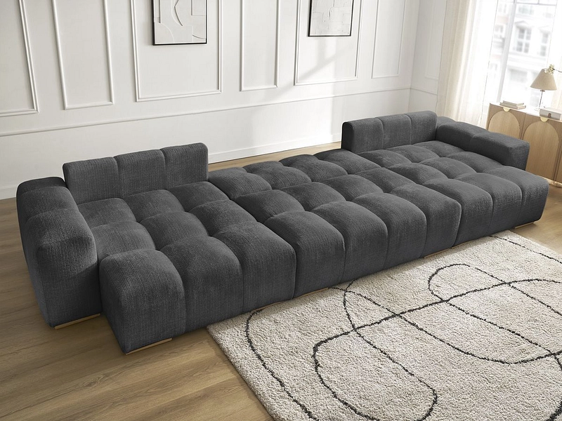 Panorama-Ecksofa mit Hocker BOBOCHIC ANAKIN Panorama-Ecksofa mit Hocker BOBOCHIC ANAKIN
