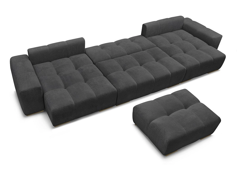 Panorama-Ecksofa mit Hocker BOBOCHIC ANAKIN Panorama-Ecksofa mit Hocker BOBOCHIC ANAKIN