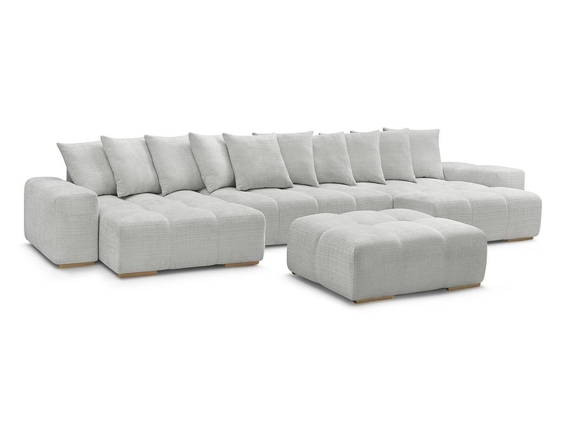 Panorama-Ecksofa mit Hocker BOBOCHIC ANAKIN Panorama-Ecksofa mit Hocker BOBOCHIC ANAKIN