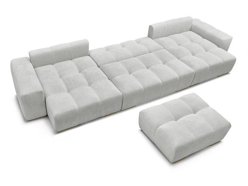 Panorama-Ecksofa mit Hocker BOBOCHIC ANAKIN Panorama-Ecksofa mit Hocker BOBOCHIC ANAKIN
