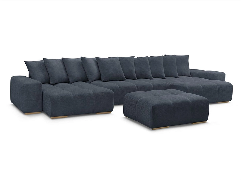 Panorama-Ecksofa mit Hocker BOBOCHIC ANAKIN Panorama-Ecksofa mit Hocker BOBOCHIC ANAKIN