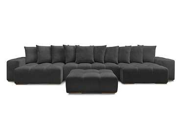 Panorama-Ecksofa mit Hocker BOBOCHIC ANAKIN