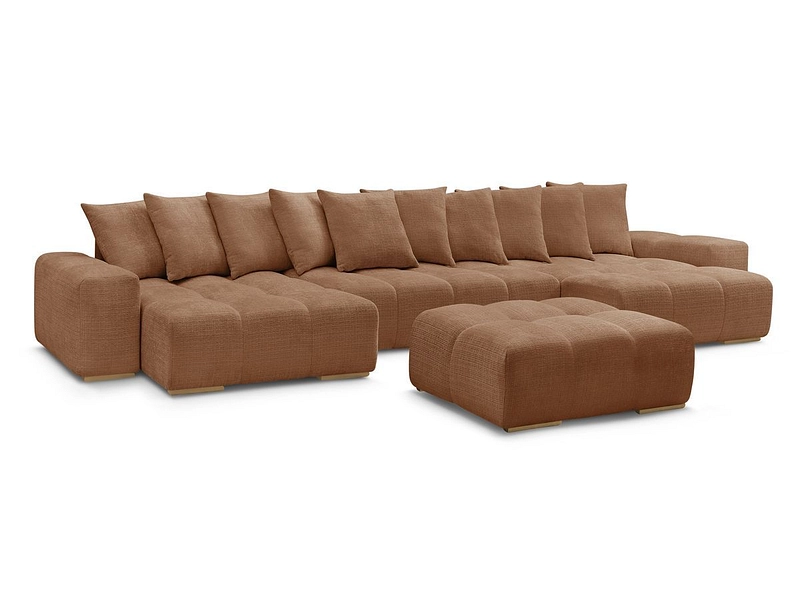 Panorama-Ecksofa mit Hocker BOBOCHIC ANAKIN Panorama-Ecksofa mit Hocker BOBOCHIC ANAKIN