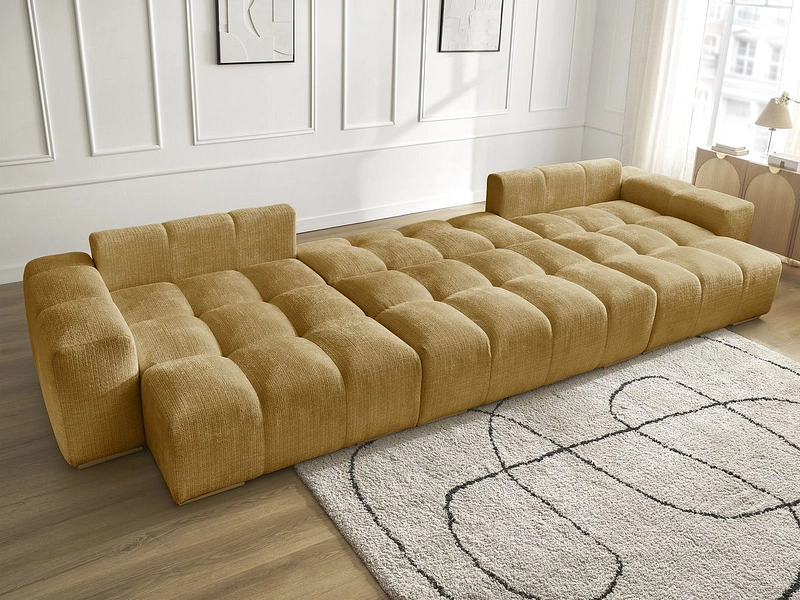 Panorama-Ecksofa mit Hocker BOBOCHIC ANAKIN Panorama-Ecksofa mit Hocker BOBOCHIC ANAKIN