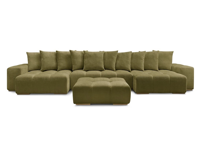 Panorama-Ecksofa mit Hocker BOBOCHIC ANAKIN Panorama-Ecksofa mit Hocker BOBOCHIC ANAKIN