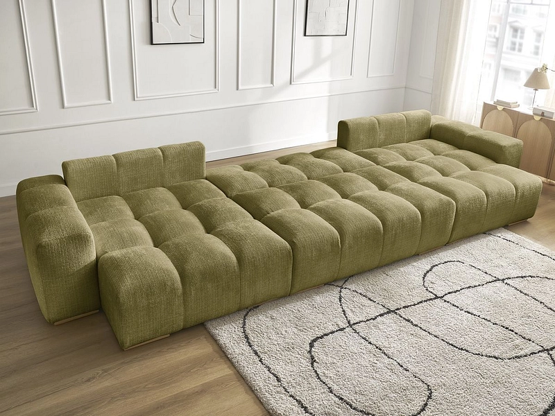 Panorama-Ecksofa mit Hocker BOBOCHIC ANAKIN Panorama-Ecksofa mit Hocker BOBOCHIC ANAKIN