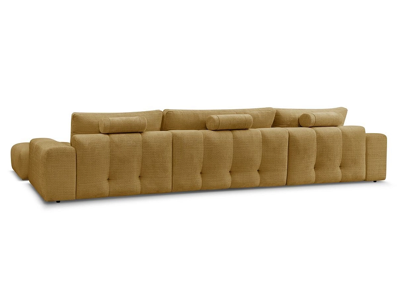 Divano ad angolo panoramico con pouf BOBOCHIC ANAKIN Divano ad angolo panoramico con pouf BOBOCHIC ANAKIN