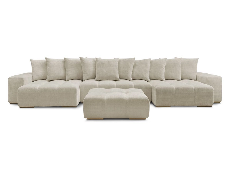 Panorama-Ecksofa mit Hocker BOBOCHIC ANAKIN Panorama-Ecksofa mit Hocker BOBOCHIC ANAKIN