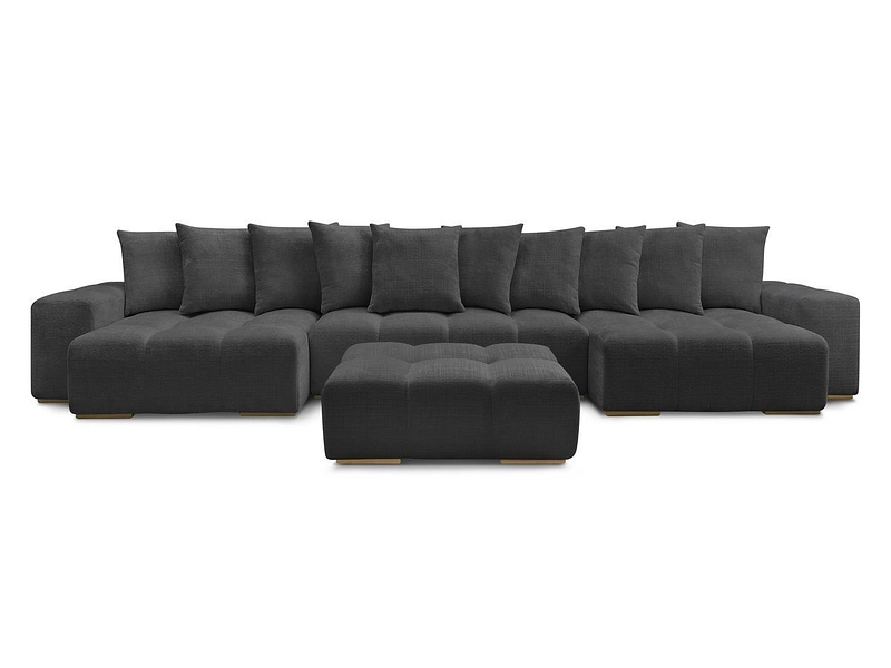 Panorama-Ecksofa mit Hocker BOBOCHIC ANAKIN Panorama-Ecksofa mit Hocker BOBOCHIC ANAKIN