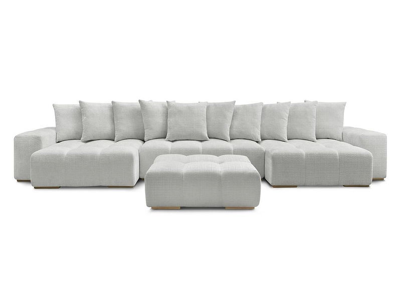Panorama-Ecksofa mit Hocker BOBOCHIC ANAKIN Panorama-Ecksofa mit Hocker BOBOCHIC ANAKIN