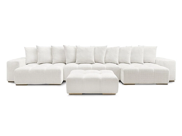 Panorama-Ecksofa mit Hocker BOBOCHIC ANAKIN