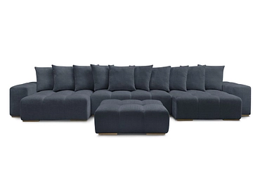 Panorama-Ecksofa mit Hocker BOBOCHIC ANAKIN