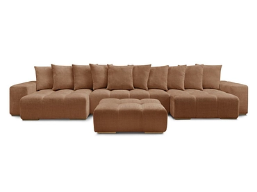 Panorama-Ecksofa mit Hocker BOBOCHIC ANAKIN
