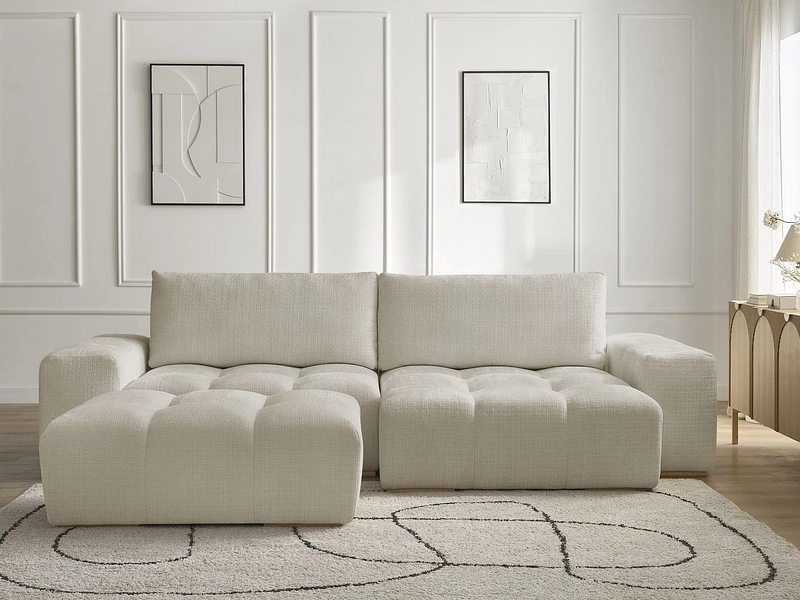 Divano ad angolo con pouf BOBOCHIC ANAKIN