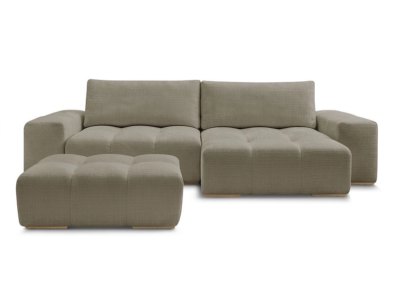 Divano ad angolo con pouf BOBOCHIC ANAKIN Divano ad angolo con pouf BOBOCHIC ANAKIN